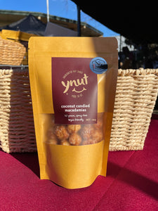 coconut candied macadamias